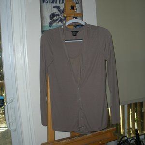 Price DROP !! was $45.00 Victoria Secrets Moda International Sand sweater set.